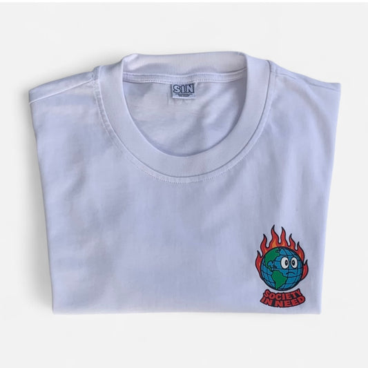 MAIN LOGO TEE WHITE